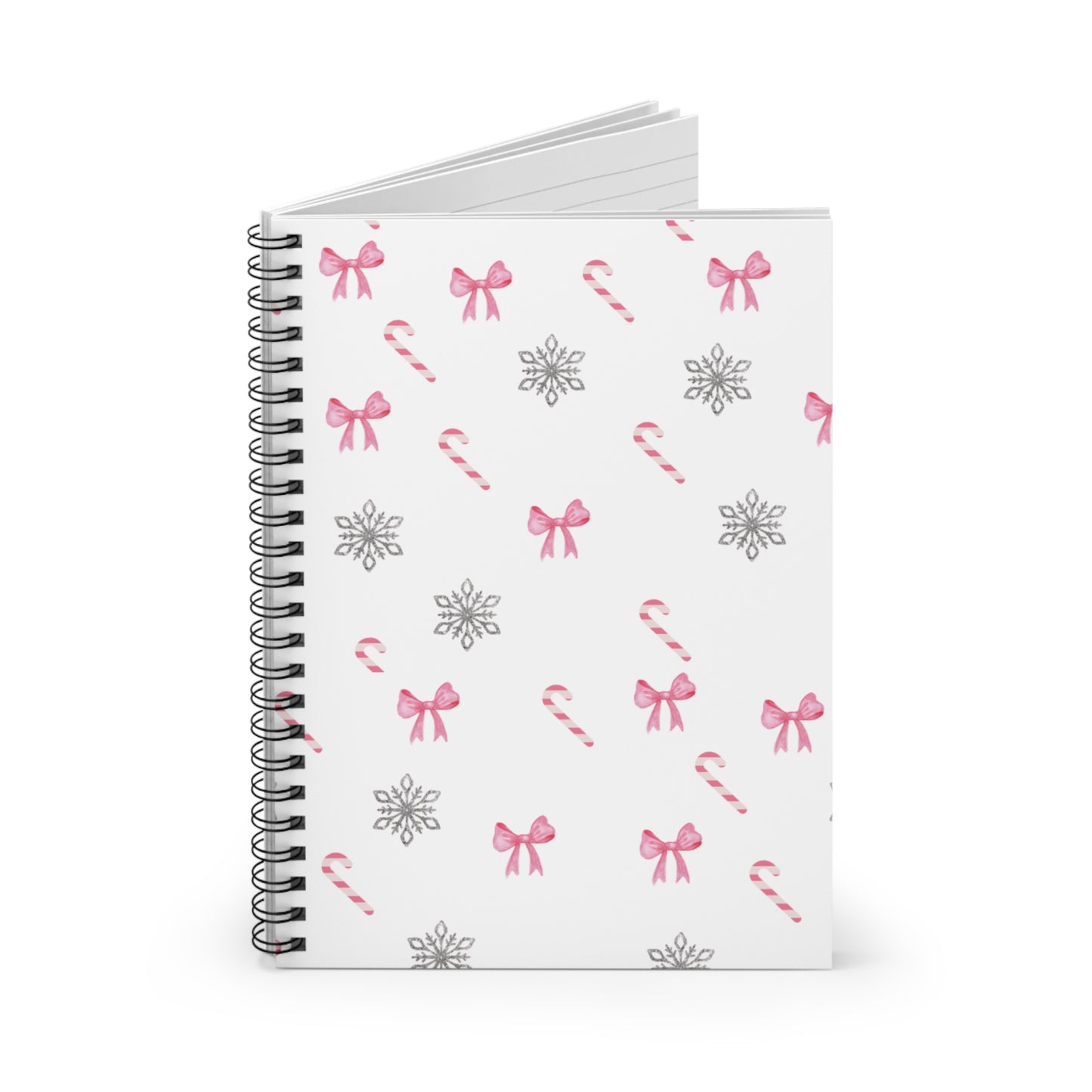 "pink christmas" Spiral Notebook - Ruled Line