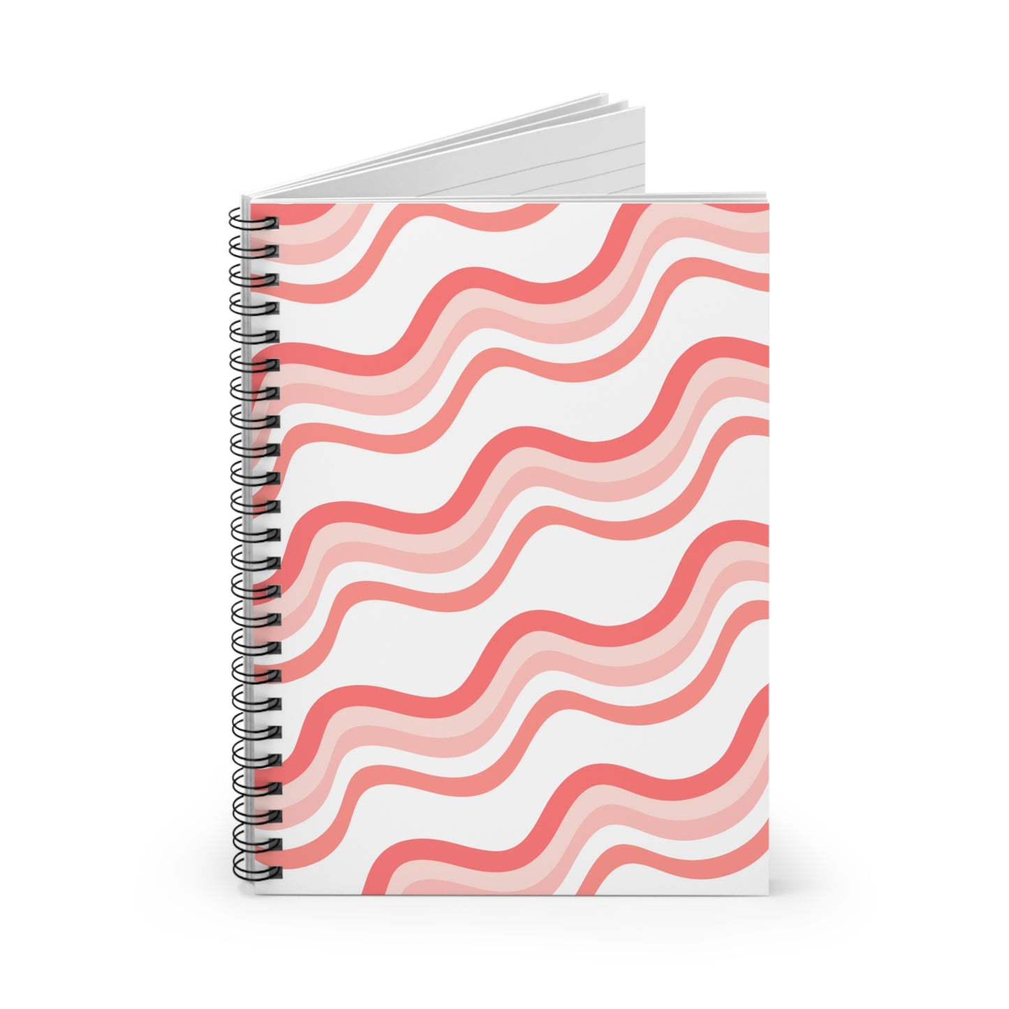 "Groovy Pink"Spiral Notebook - Ruled Line