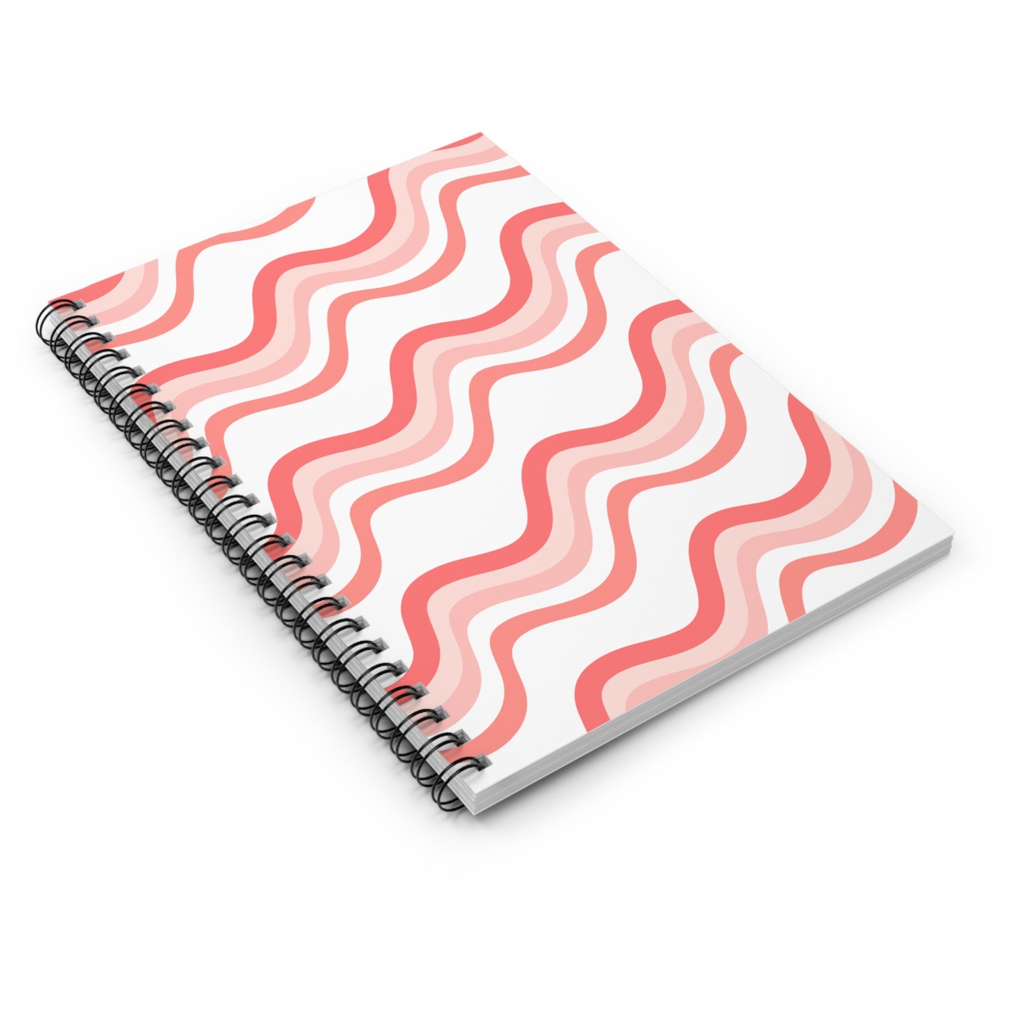 "Groovy Pink"Spiral Notebook - Ruled Line