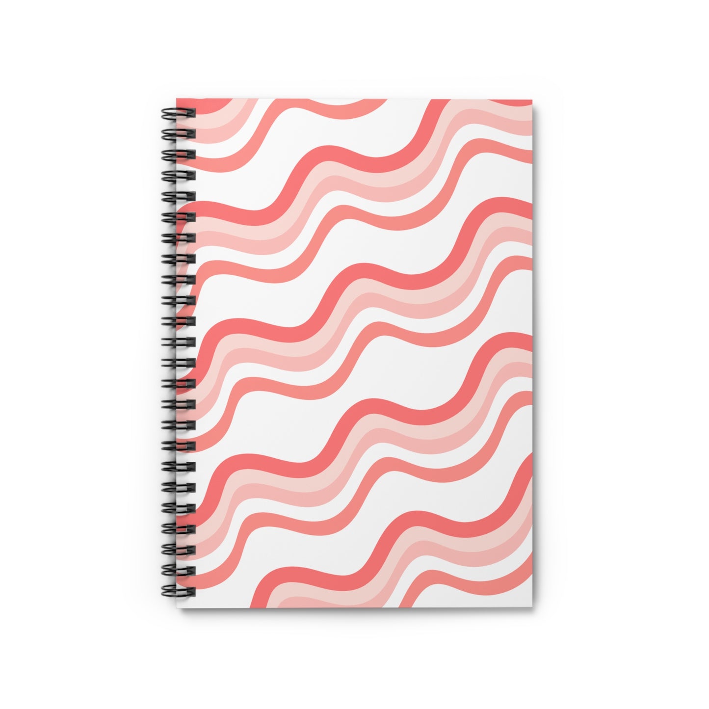 "Groovy Pink"Spiral Notebook - Ruled Line